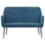 Vidaxl Klop modra 108x79x79 cm žamet