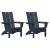 Vrtna stolica 2 pcs Mornarska 80.5 x 74.5 x 92 cm Polietilen