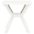 Den Bistro miza bela 70x70x72 cm plastika