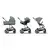 Cybex kolica Balios S Lux Stormy Blue (taupe ram)