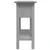 Konzolni stol BODO sivi 91 x 35 x 74 cm od masivne borovine