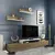 Hanah home TV Komoda Lusi Belo-Smeđa