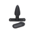 Master Series Bum-Tastic 28X Silicone Anal Plug with Harness & Remote Control Black