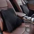 Icaroom Set jastuka za vrat i leđa za auto sedište, 20 x 28 x 11 cm, Crni