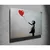 Wallity Slika devojčice sa balonom 50x70 cm siva