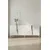 Hanah Home komoda Evva 150, 125 cm, bela / srebrna