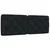 Krevet s madracem crni 120 x 200 cm od tkanine