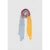 Pieces PCPYRON STRUCTUR NEW BLOCK LONG SCARF 17143900 Rumena
