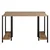 Hanah Home Radni sto Reader, 125x60x73.8 cm, Braon