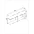 HANAH HOME Komoda Lord Anthracite Black