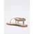 Trendyol Shoes Ženske sandale Takss25Sd00003, Zlatne boje