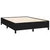 vidaXL Box spring postelja z vzmetnico črna 140x200 cm blago
