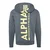 ALPHA INDUSTRIES Majica dimno modra/pastelno rumena/krvavo rdeča/bela