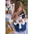 Alltoys Plišasta roza lisica, 41 cm