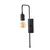 Opviq Zidna lampa E27 Socket, Crna
