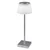 RABALUX Stona lampa taena srebrna