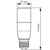 PHILIPS CorePro LED STICK ND 9.5-75W T38 E27 840