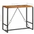 Vidaxl Barska miza iz trdnega predelanega lesa 120x60x106 cm