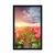 Plakat sončni vzhod nad travnikom tulipanov - 40x60 silver
