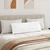 Jastučići za sofu 2 pcs Bijelo 120 x 40 cm tkanina