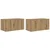 Set TV komoda Zidne 4 pcs Umjetnički hrast 60 x 30 x 30 cm