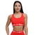 GymBeam Ženski grudnjak Simple Rouge Red