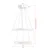 Opviq Lestenec, Leonis White-White Light