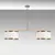 Opviq Way 11620 Visilica, E27, 2x40W, IP20, Zlatna