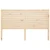 Vidaxl Posteljno vzglavje 126x4x100 cm trdna borovina