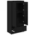 Ormar s ladicom crni hrast 55,5x34x119,5 cm konstruirano drvo