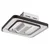 Rabalux Plafonjera sa ventilatorom Aireon, 40W, 48x48cm, 3000-6000K, Crna