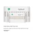 Zuishenghuo Set peškira, 2 komada, Bež-beli