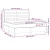 Vidaxl Box spring postelja z vzmetnico modra 160x200 cm blago