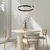 Rabalux Visilica Silnora, LED, 35W, 3000-6500K, ?60cm, Crna