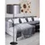 Duolla - Podna lampa CANNES 1xE27/15W/230V prečnik 45 cm srebrna/bakrena/crna