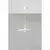 Markslöjd 108876 - Luster na sajli PINY 1xE27/60W/230V, prečnik 57 cm, bela