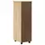 Pokretni ormar s ladicama MOSS Prozirni lak 34 x 39 x 103 cm