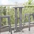 Stol za bar Svijetlo siva 55 x 55 x 107 cm Polietilen