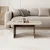 Hanah Home klub sto Pietra, 100 cm, travertin / orah Milano