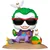 Northix Figura Joker Beach, Deluxe DC Comics zbirateljska, 6-palčna