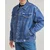 Guess MENS OVERSIZE TRUCKER JACKE Modra