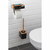 WENKO 24754100 - Držač toalet papira BAMBUSA 18,5x14 cm braon/crna