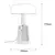 Opviq Stona lampa 2 x E27 Socket, Crno-Zlatna