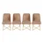 Hanah Home Set 4 trpezarijske stolice Madrid 913 V4 Zlatno-Braon