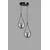 Conceptum Hypnose Luster Damla, 70cm, 25 cm, E27