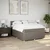Vidaxl Box spring postelja z vzmetnico taupe 140x190 cm blago