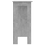 Barski stol s policom boja betona 102 x 50 x 103,5 cm drveni