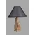 Opviq Stona lampa E27 Socket, Braon-Crna