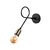 Opviq Zidna lampa E27 Max 15W, Crno-Bronzana