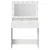 Vidaxl Toaletna mizica Bela 78,5 x 41 x 135 cm Konstruiran les
